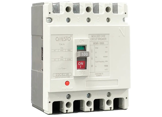 MCCB's 4 pole 25kA (32A-100A)