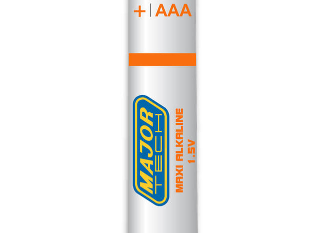 Major-Tech AAA Maxi Alkaline Batteries - 4 pack