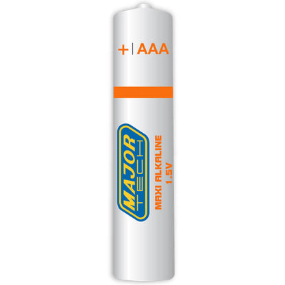 Major-Tech AAA Maxi Alkaline Batteries - 4 pack