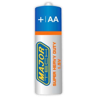 Major-Tech AA Super Heavy Duty Batteries - 4 pack