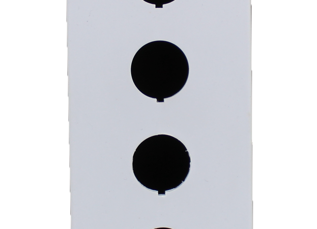 4 Hole PVC Control Station