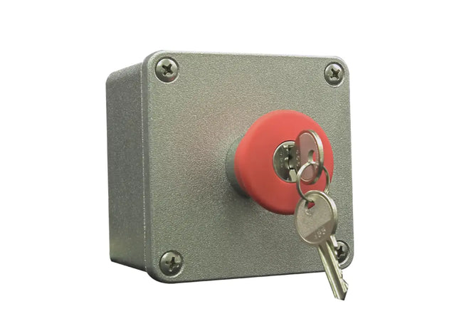 1 Way Aluminium E/Stop Key Control Station