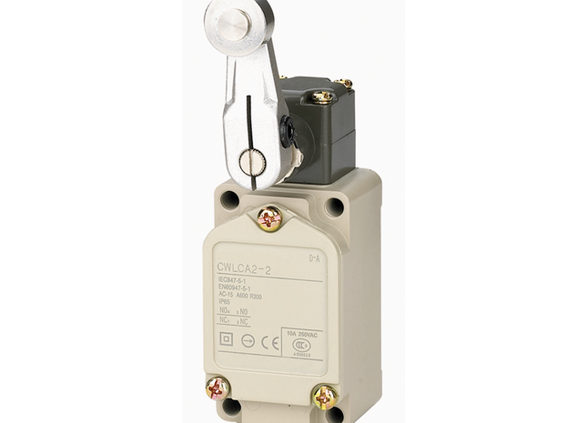 10A 180° Roller Plunger Limit Switch - 40mm