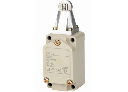 10A 90°In-Line Roller Plunger Limit Switch - 40mm