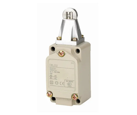10A 90°In-Line Roller Plunger Limit Switch - 40mm
