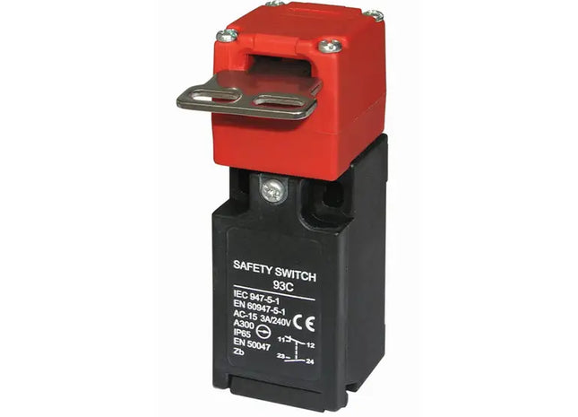10A Safety Key Interlock Limit Switch - 1NO + 1NC