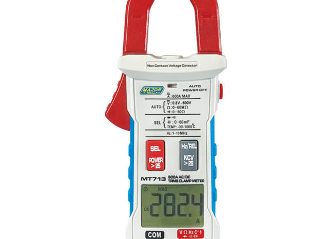 Major-Tech 600A Auto Select AC/DC Clamp Meter