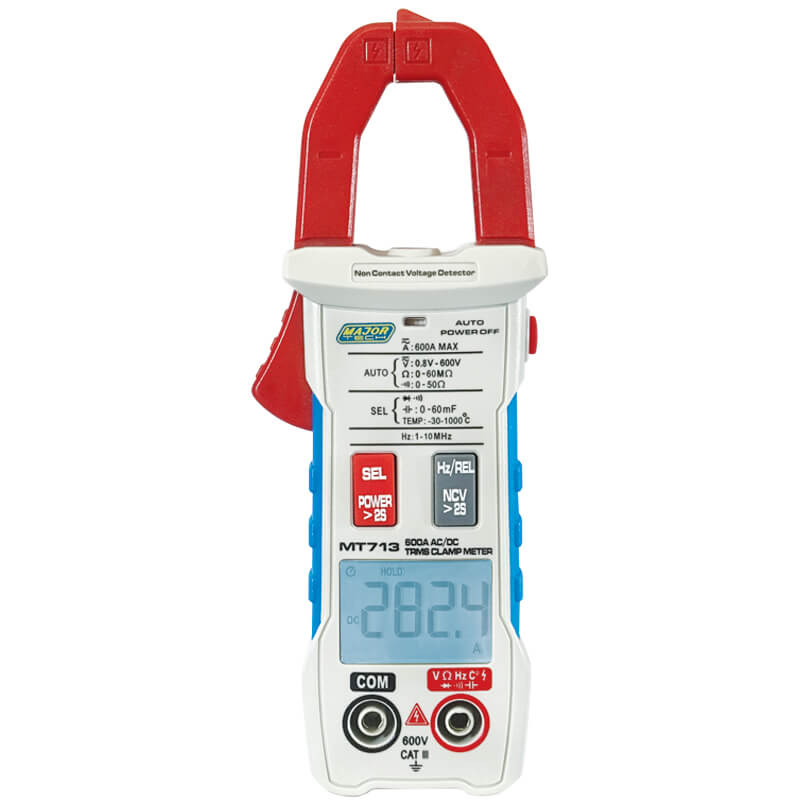 Major-Tech 600A Auto Select AC/DC Clamp Meter
