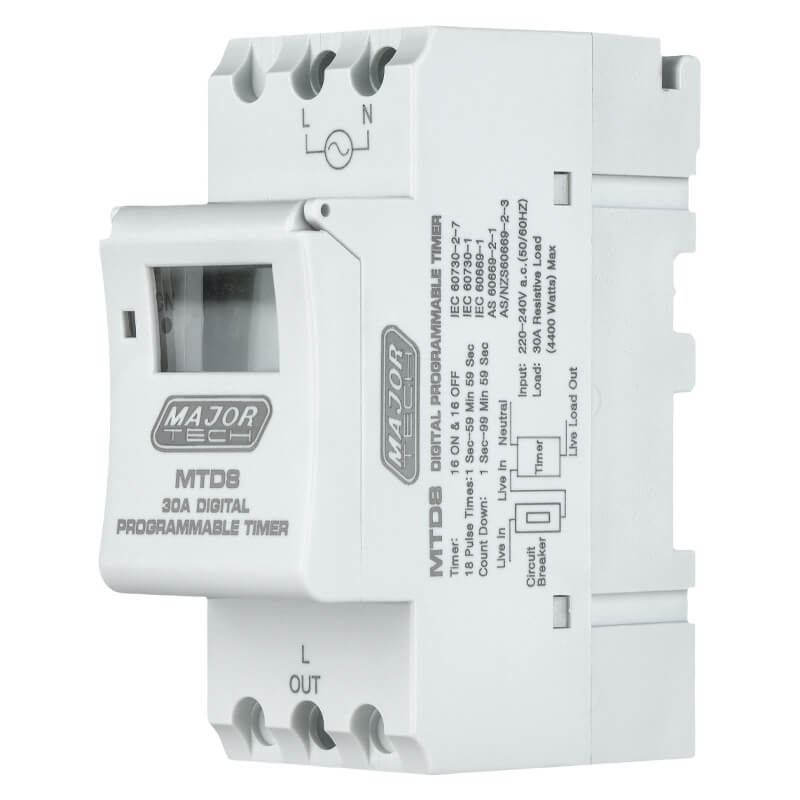 Major-Tech Digital Programmable Timer