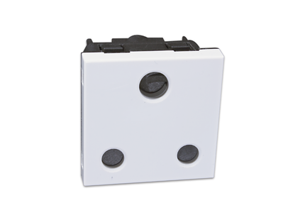 16A Single Unswitched Socket Module