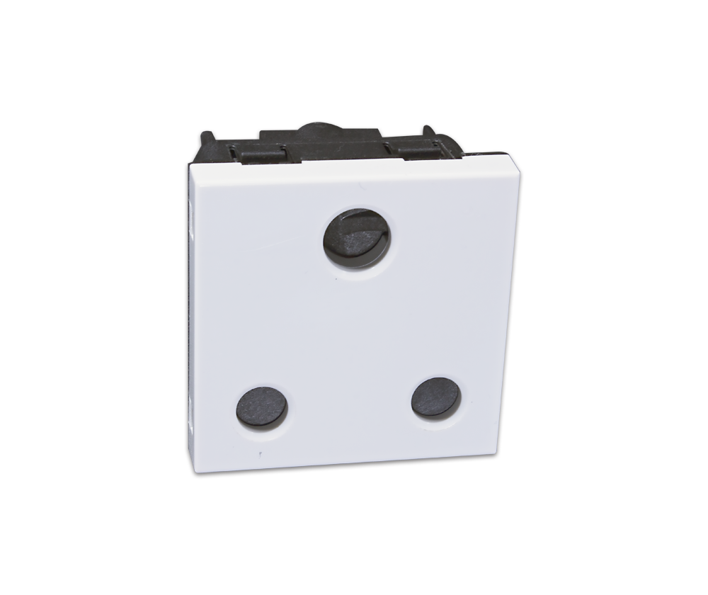 16A Single Unswitched Socket Module – Maple Leaf Electrical Supplies