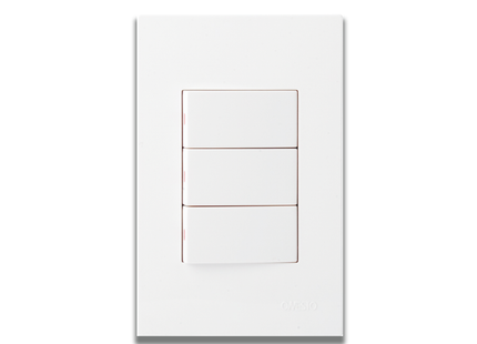 16A 4 x 2 3 Lever Switch
