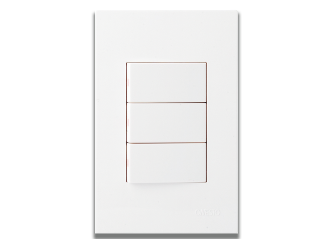 16A 4 x 2 3 Lever Switch