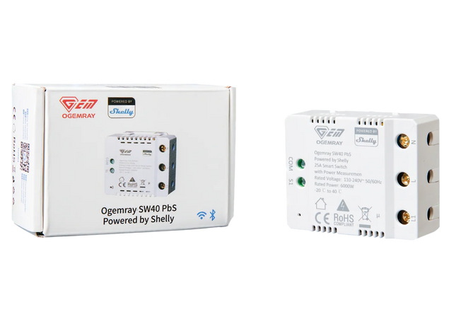 Shelly Ogemray 25A Smart Relay