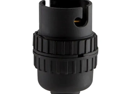 Black B22 Lamp Holder