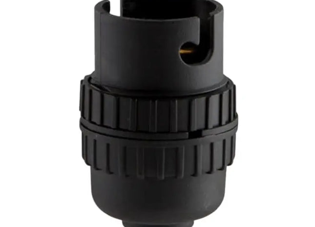 Black B22 Lamp Holder