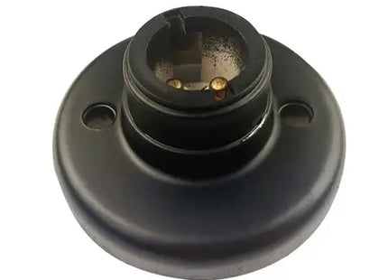 Black B22 Base Mount Lamp Holder