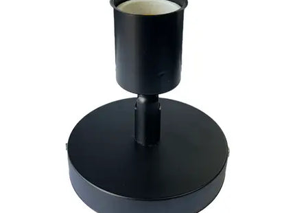Black E27 Adjustable Base Mount Lamp Holder