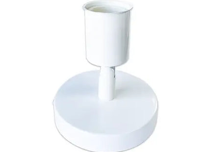 White E27 Adjustable Base Mount Lamp Holder