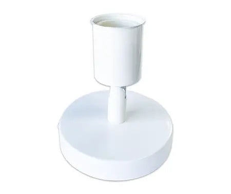 White E27 Adjustable Base Mount Lamp Holder