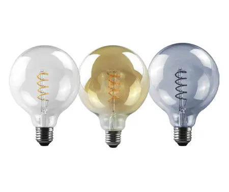 5W LED E27 G125 spiral filament bulb