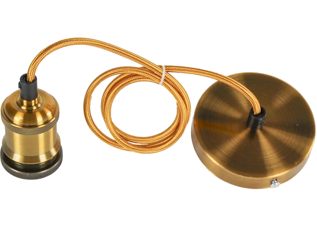 Gold Copper Pendant Lamp Holder