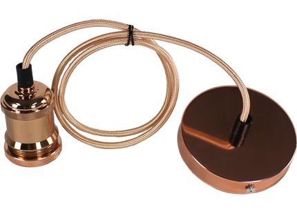 Rose Gold Pendant Lamp Holder