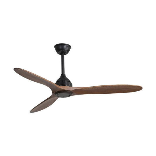 Elica 3 Blade Ceiling Fan Without Light Black/Wood