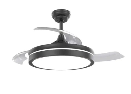 Black Aquila Dual Circulation 55W LED 3 Blade Ceiling Fan