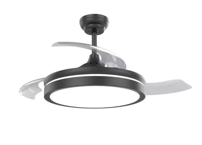 Black Aquila Dual Circulation 55W LED 3 Blade Ceiling Fan