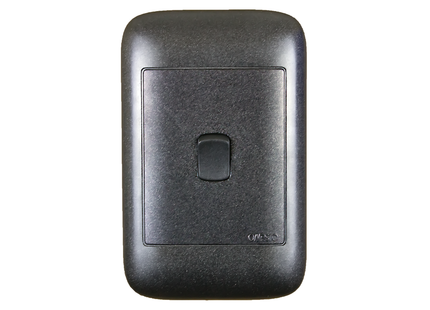 4X2 1 Lever 2 Way Black Switch