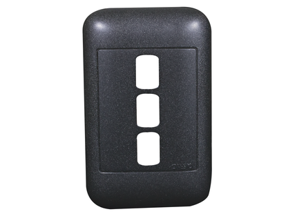 4X2 3 Lever Black Yoke and Surround