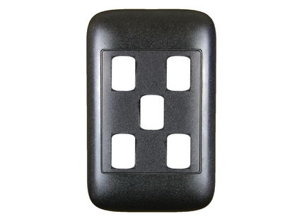 4X2 5 Lever Black Yoke and Surround