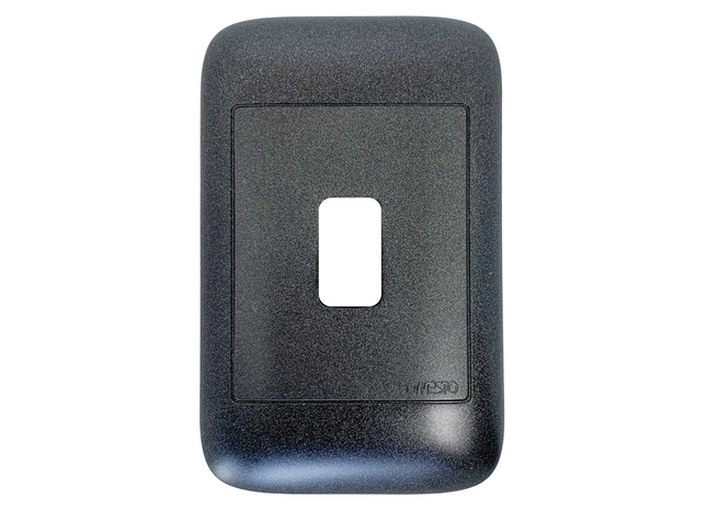 4X2 1 Lever Black Yoke and Surround