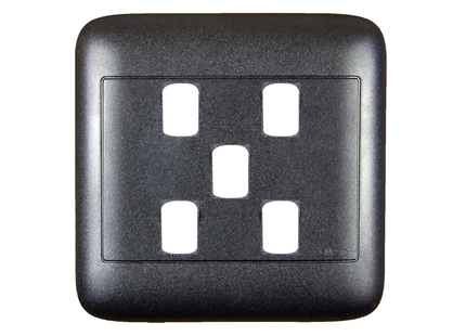4X4 5 Lever Black Yoke