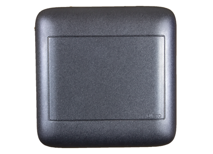 4X4 Black Blank Cover