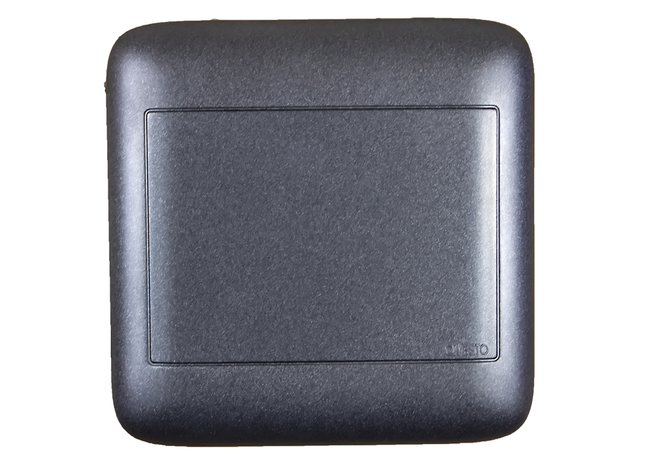 4X4 Black Blank Cover