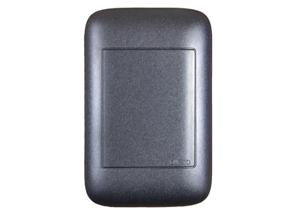4X2 Black Blank Cover