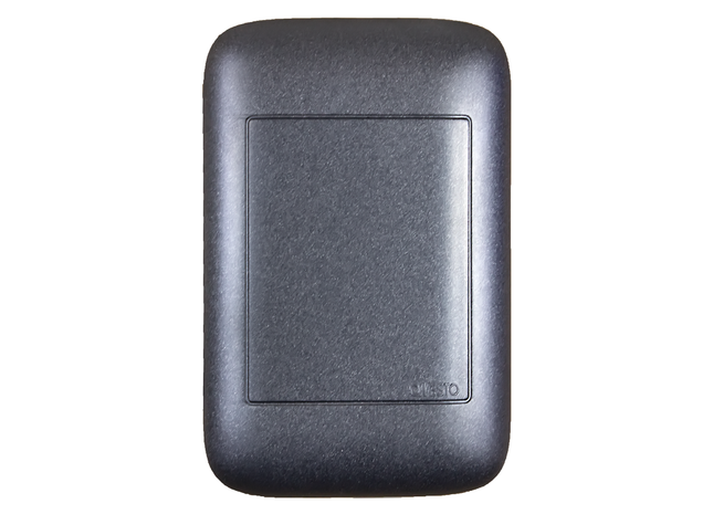 4X2 Black Blank Cover