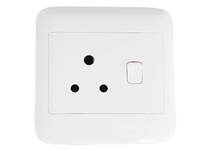 4X4 Single Switched Socket