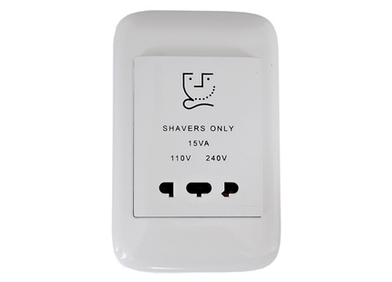 4X2 Shaver Socket