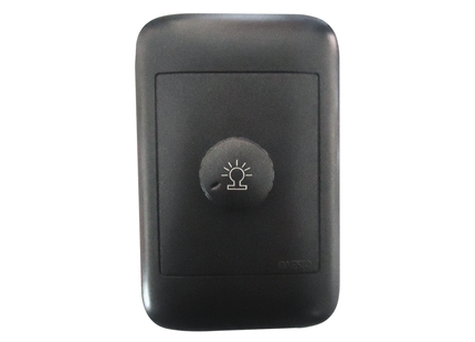 4X2 Black Rotary Dimmer