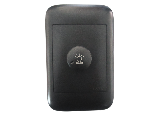 4X2 Black Rotary Dimmer