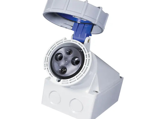 63A 3, 4 & 5 Pin Unswitched Socket Outlets - Surface Mounting (IP67)