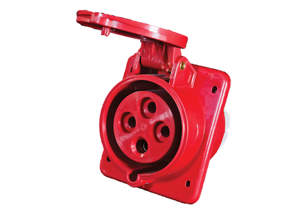 32A Sockets - Panel Mount with Flange