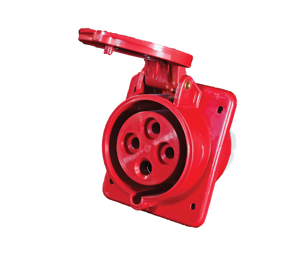 32A Sockets - Panel Mount with Flange – Maple Leaf Electrical Supplies