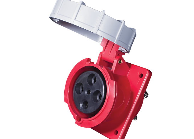 125A Sockets - Panel Mount with Flange