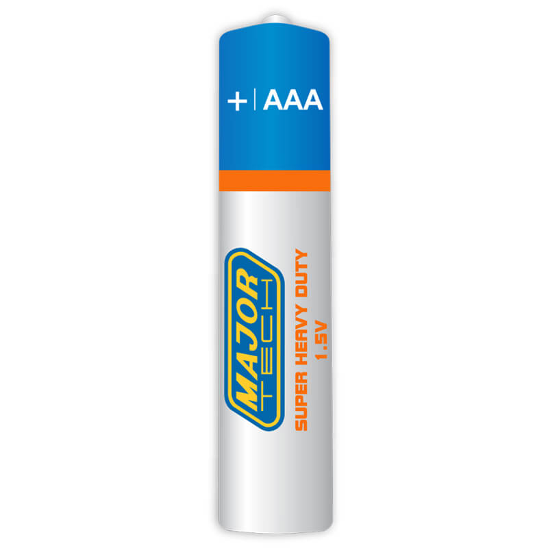 Major-Tech AAA Super Heavy Duty Batteries - 4 pack