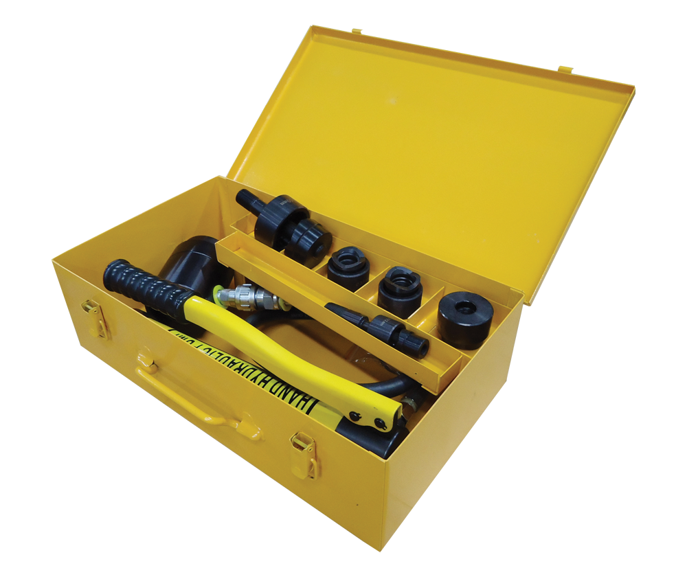 Hydraulic punch & die set