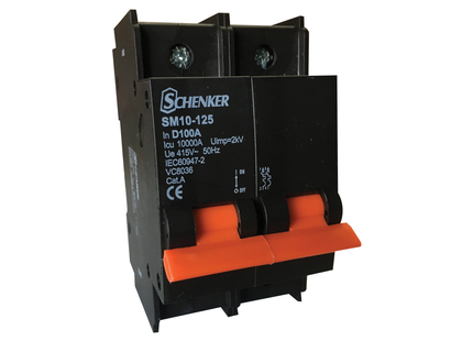 2 Pole 10kA Mini Rail Circuit Breakers